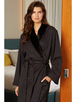 Load image into Gallery viewer, Mansfield Luxe Lounge Microfiber Shimmer Lined Robe