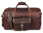 Load image into Gallery viewer, Dorval Leather Travel Bag – Rugged Elegance for Modern Explorers