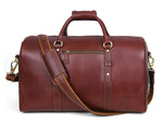 Load image into Gallery viewer, Leather Travel Duffle Bag