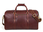 Load image into Gallery viewer, Leather Travel Duffle Bag