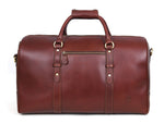 Load image into Gallery viewer, Leather Travel Duffle Bag