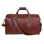 Load image into Gallery viewer, Leather Travel Duffle Bag
