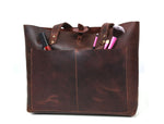 Load image into Gallery viewer, Leather Willow Tote