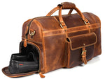 Load image into Gallery viewer, Souris Leather Travel Bag