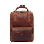 Load image into Gallery viewer, Tolredo Richmond City Leather Backpack Midnight Oak – Unisex & Handcrafted