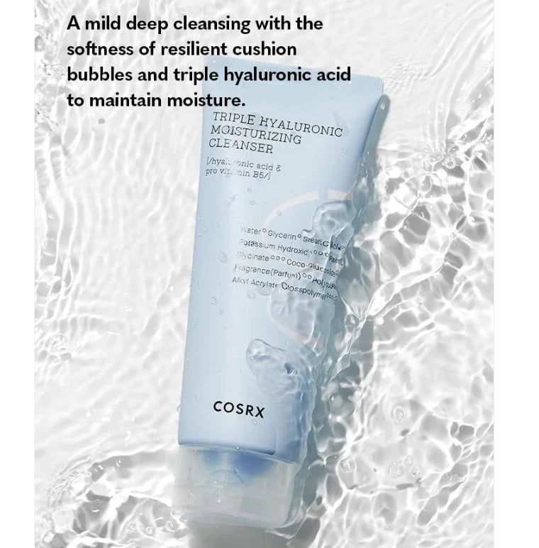 Cosrx Hydrium Triple Hyaluronic Moisturizing Cleanser 150ml