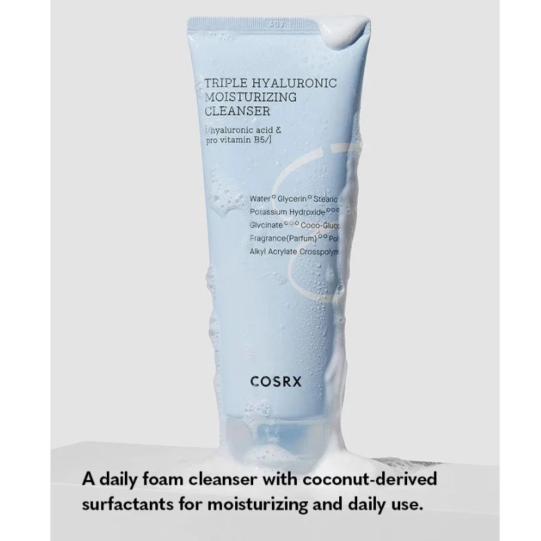 Cosrx Hydrium Triple Hyaluronic Moisturizing Cleanser 150ml