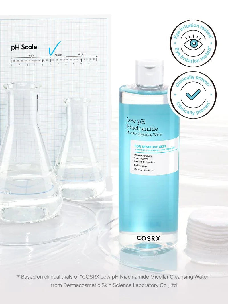 Cosrx Low Ph Niacinamide Micellar Cleansing Water 400ml