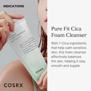 Cosrx Pure Fit Cica Creamy Foam Cleanser 150ml 2ea