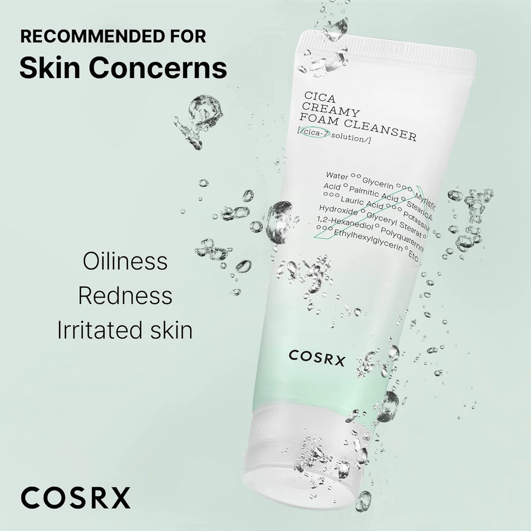 Cosrx Pure Fit Cica Creamy Foam Cleanser 150ml 2ea