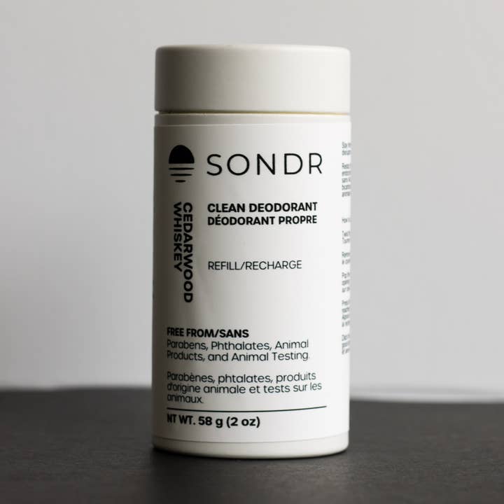 SONDR 58G Cedarwood Whiskey Deodorant Refill
