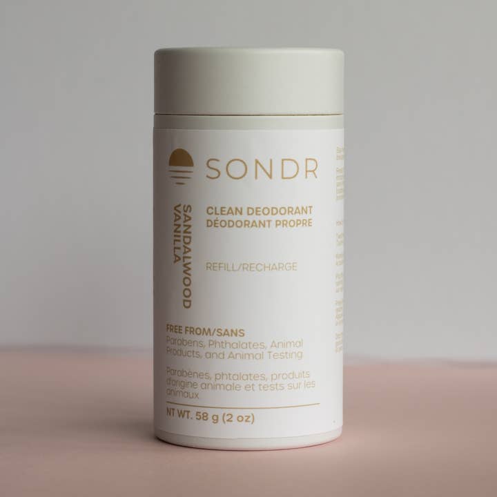 SONDR 58G Sandalwood Vanilla Deodorant Refill