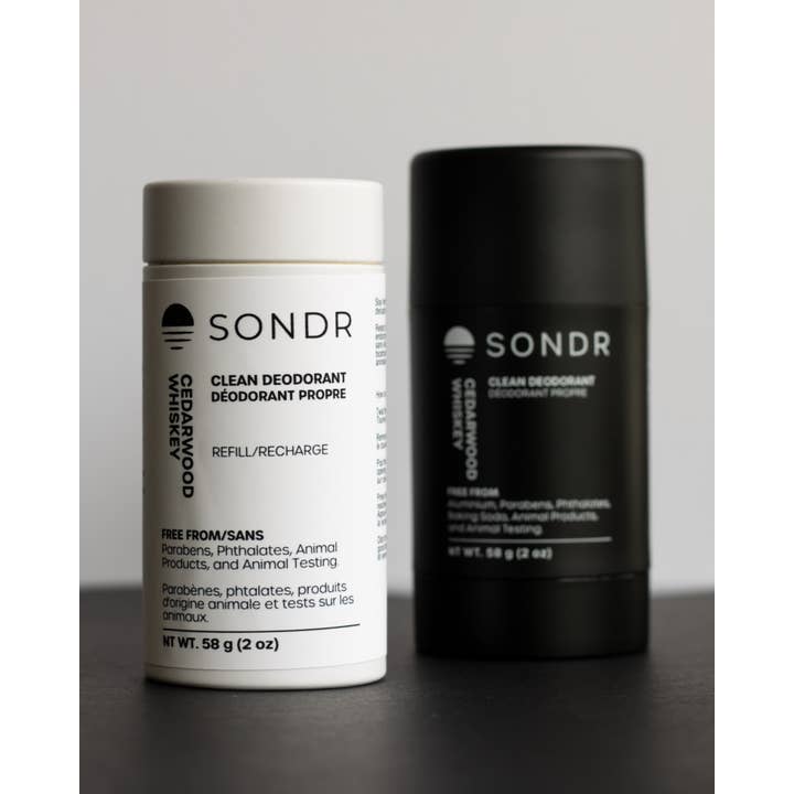 SONDR 58G Cedarwood Whiskey Deodorant Refill