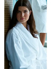 Mansfield Luxe Lounge Spa Plush with Shawl Collar Robe