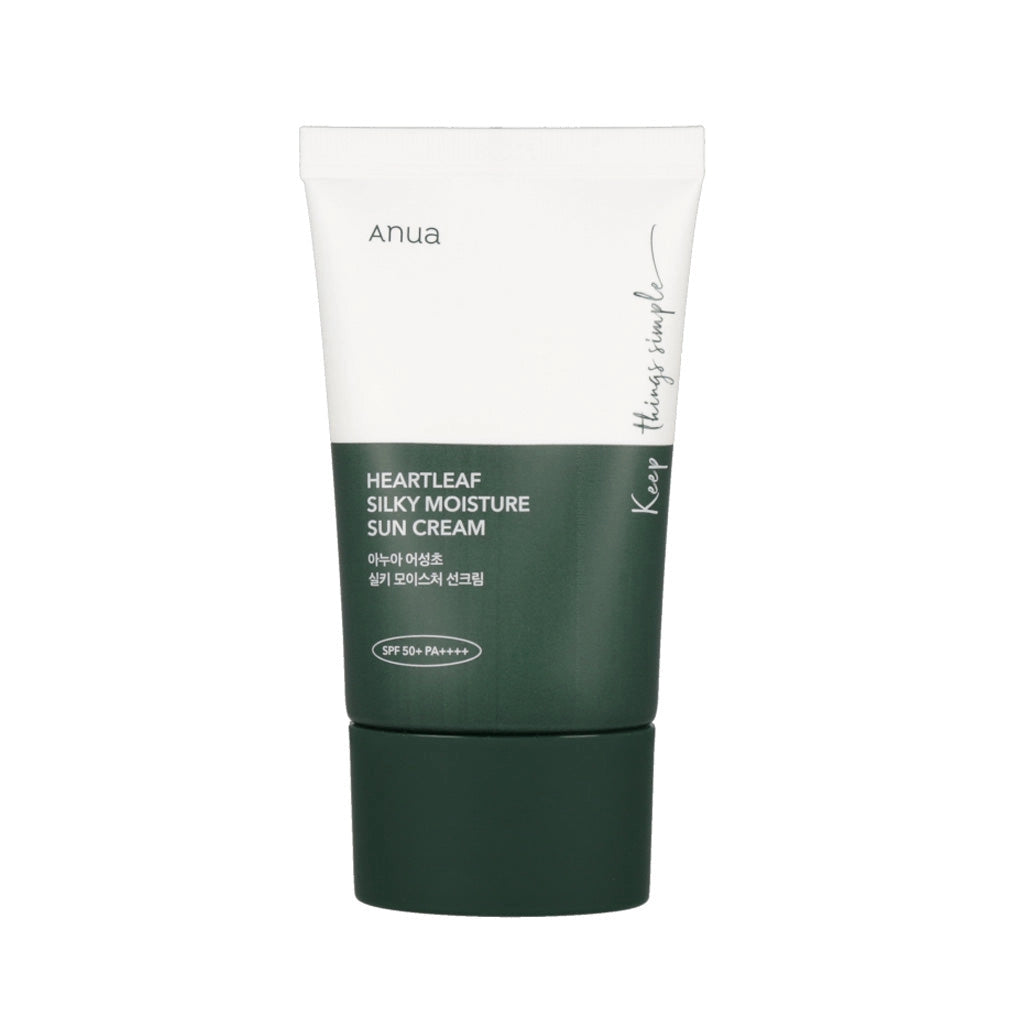 Anua Heartleaf Silky Moisture Sunscreen SPF50+ Pa++++ 50ml