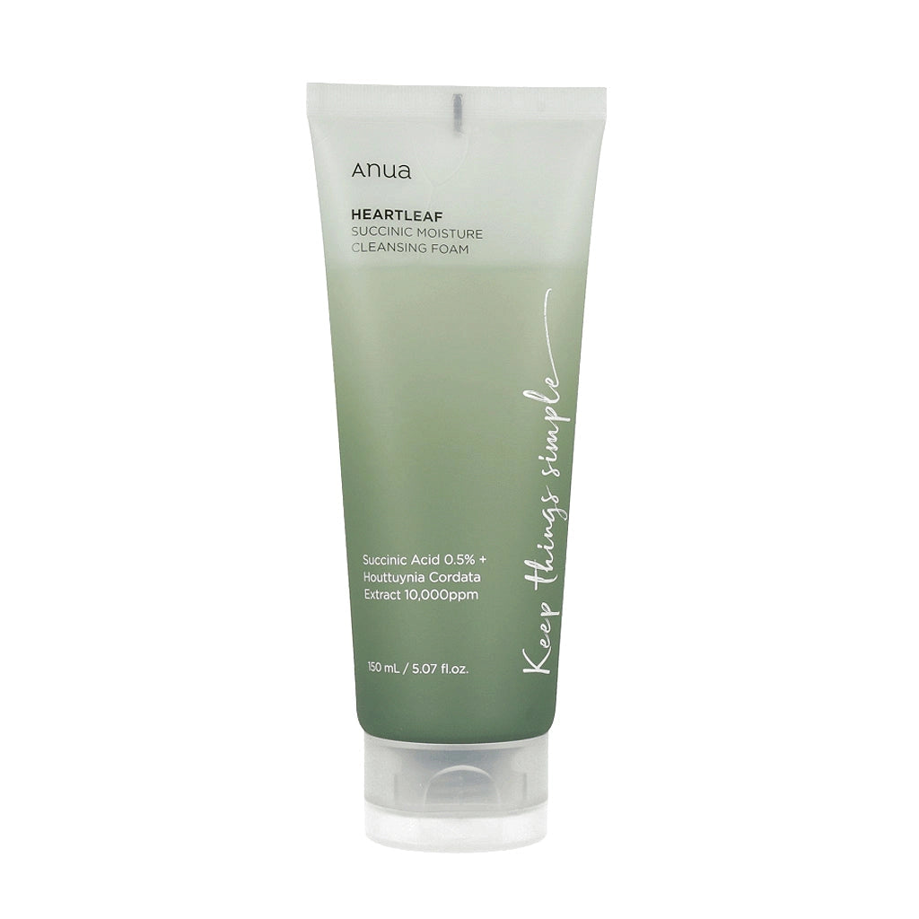 Anua Heartleaf Succinic Moisture Cleansing Foam 150ml