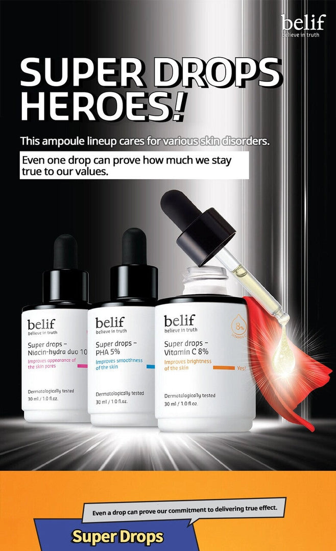 Belif Super Drops Vitamin C 8% Ampoule 30ml