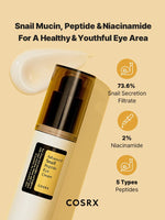 Load image into Gallery viewer, Cosrx Advanced Snail Peptide Eye Cream 25ml