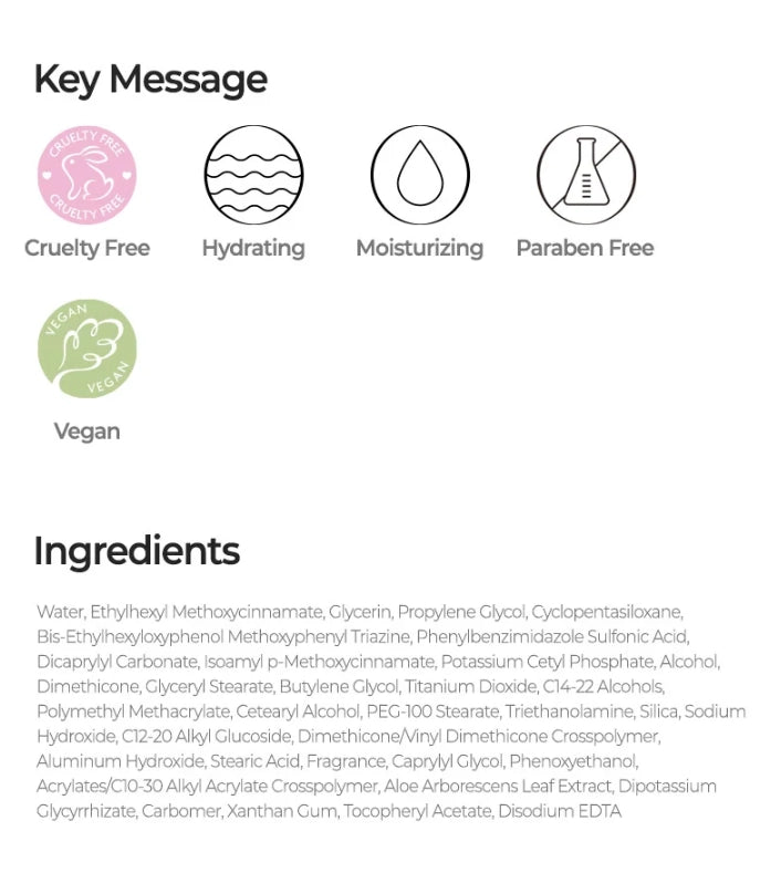 Cosrx Aloe Soothing Sun Cream SPF50+ Pa+++ 50ml