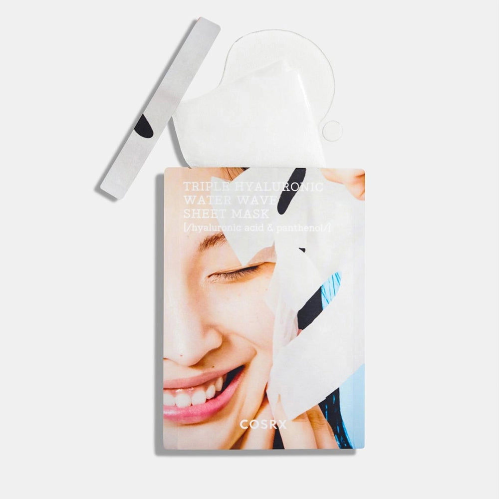 Cosrx Hydrium Triple Hyaluronic Water Wave Sheet Mask 20mlx3