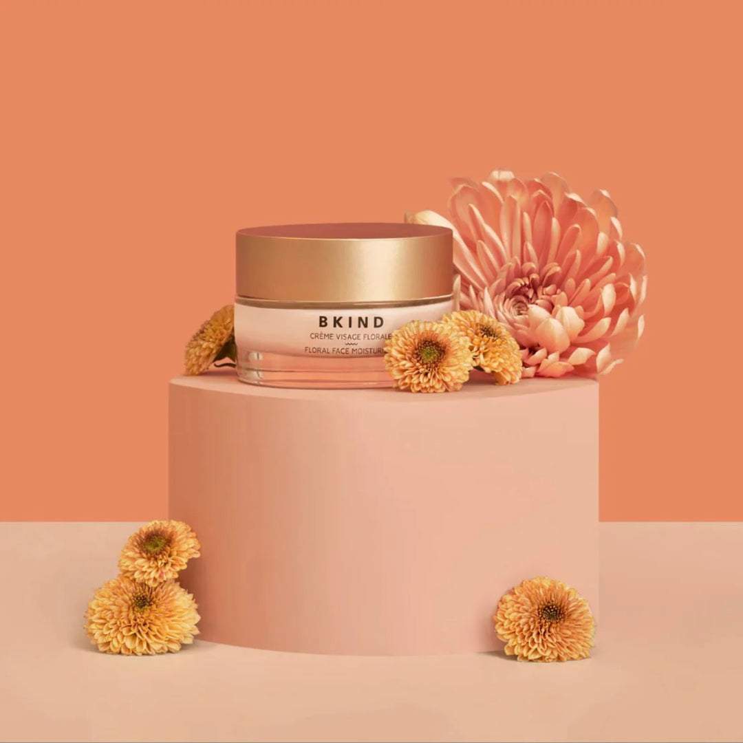 BKIND Floral Face Moisturizer with Hyaluronic Acid Day & Night
