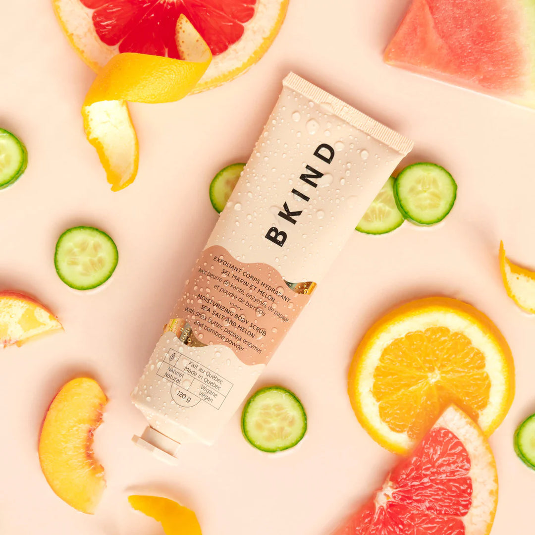 BKIND Moisturizing Body Scrub - Sea salt and melon
