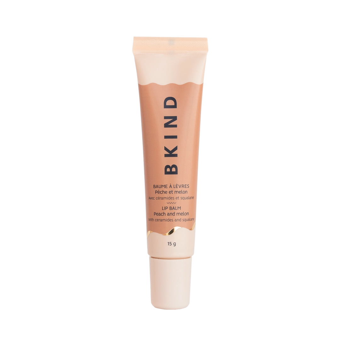 BKIND Nourishing Ceramide Lip Balm Peach and Melon