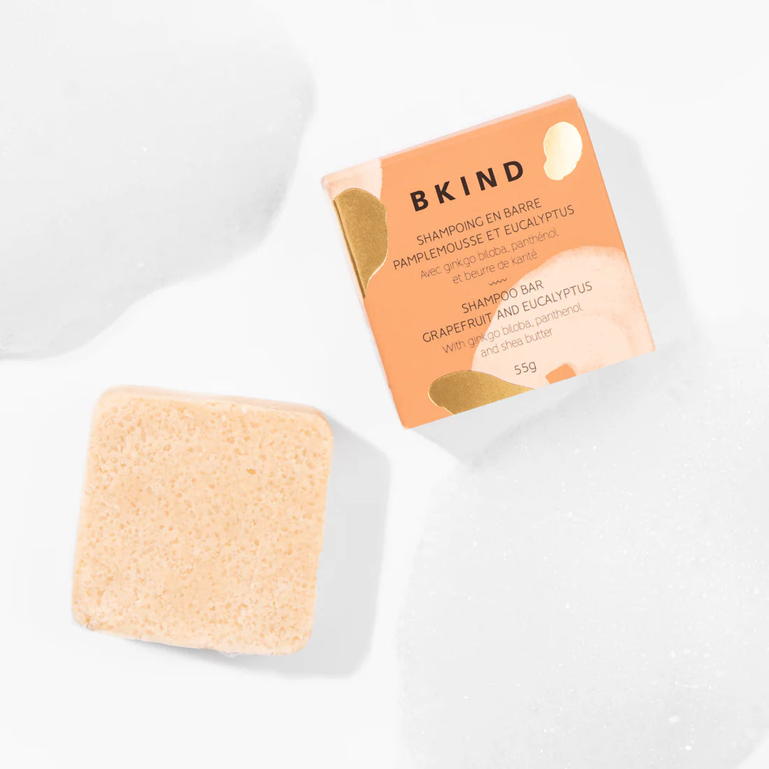 BKIND Shampoo Bar Grapefruit and Eucalyptus for normal and/or oily hair