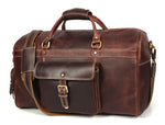 Load image into Gallery viewer, Dorval Leather Travel Bag – Rugged Elegance for Modern Explorers