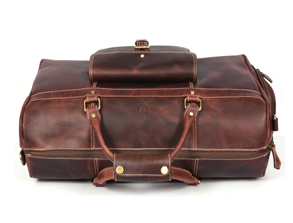 Dorval Leather Travel Bag – Rugged Elegance for Modern Explorers