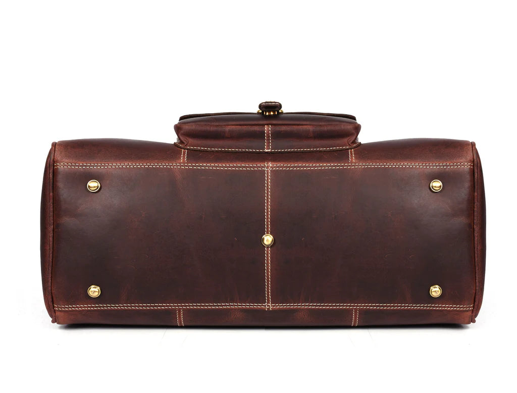 Dorval Leather Travel Bag – Rugged Elegance for Modern Explorers