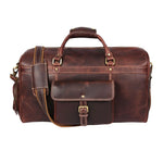 Load image into Gallery viewer, Dorval Leather Travel Bag – Rugged Elegance for Modern Explorers