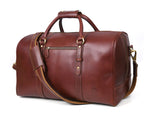 Load image into Gallery viewer, Leather Travel Duffle Bag