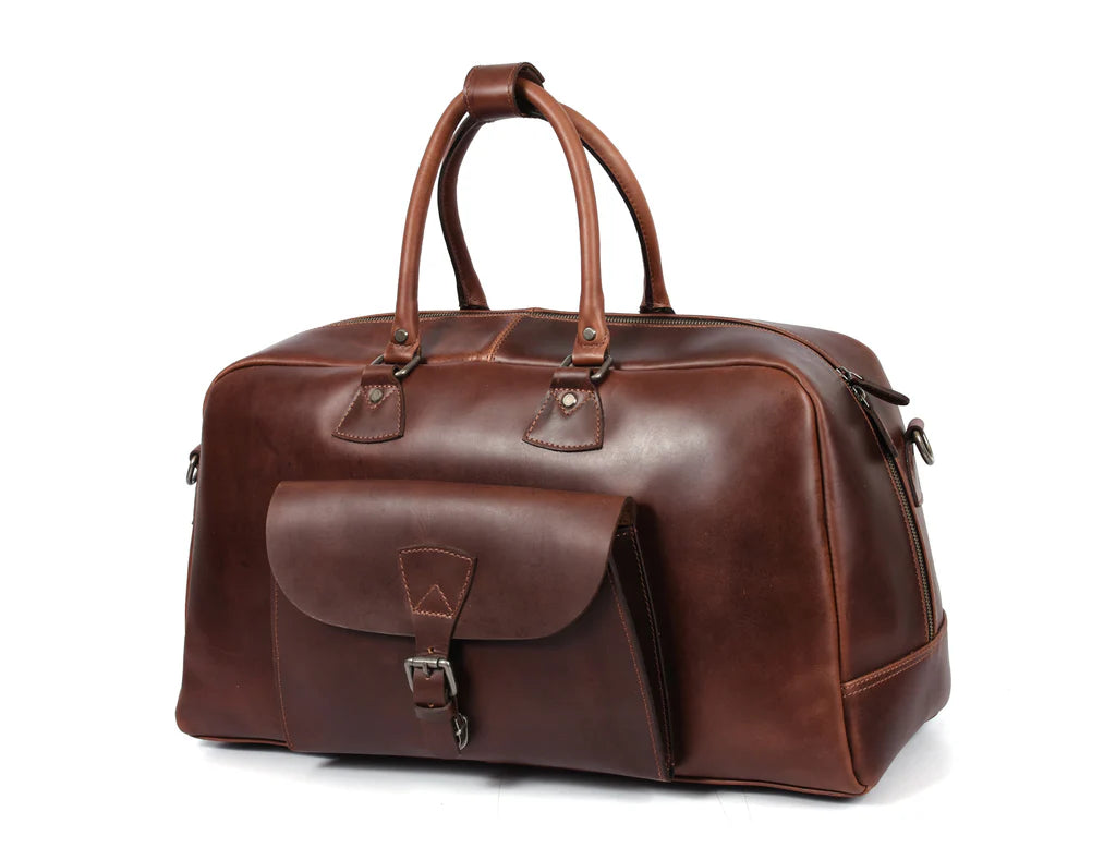 Classic Leather Portfolio Bag – Spacious & Stylish