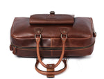 Load image into Gallery viewer, Classic Leather Portfolio Bag – Spacious &amp; Stylish