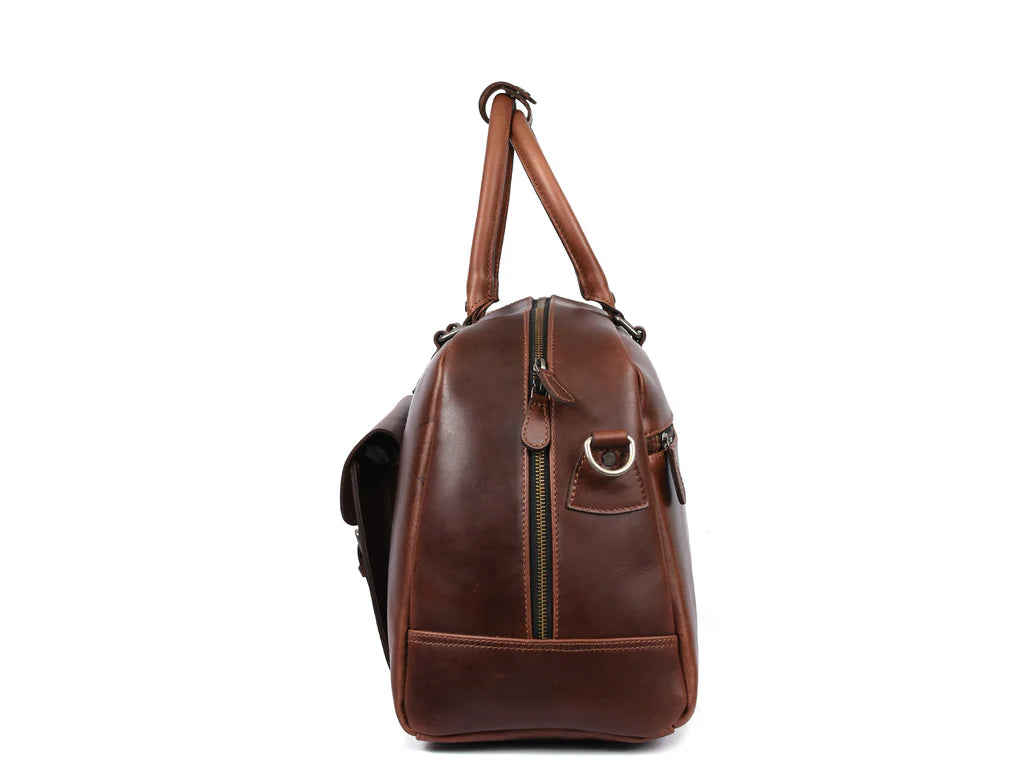 Classic Leather Portfolio Bag – Spacious & Stylish