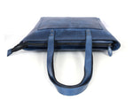 Load image into Gallery viewer, Leather Myra Tote Bag Abyss Blue
