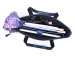 Load image into Gallery viewer, Leather Myra Tote Bag Abyss Blue
