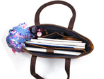Load image into Gallery viewer, Leather Myra Tote Bag Tan Brown
