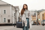 Load image into Gallery viewer, Leather Myra Tote Bag Black
