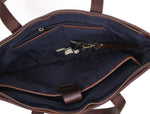 Load image into Gallery viewer, Leather Myra Tote Bag Walnut Brown