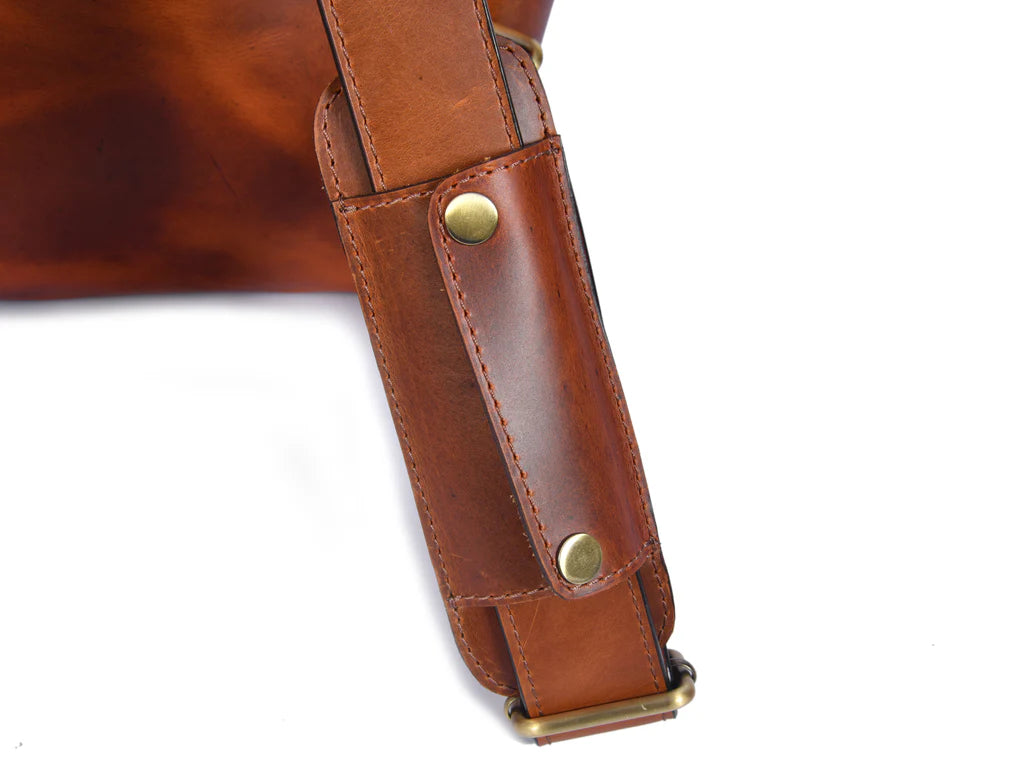 Tolredo Hudson Leather Backpack Burgundy Legacy