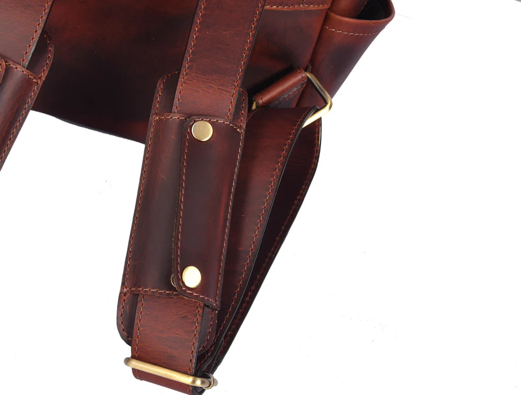 Tolredo Hudson Leather Backpack Midnight Oak