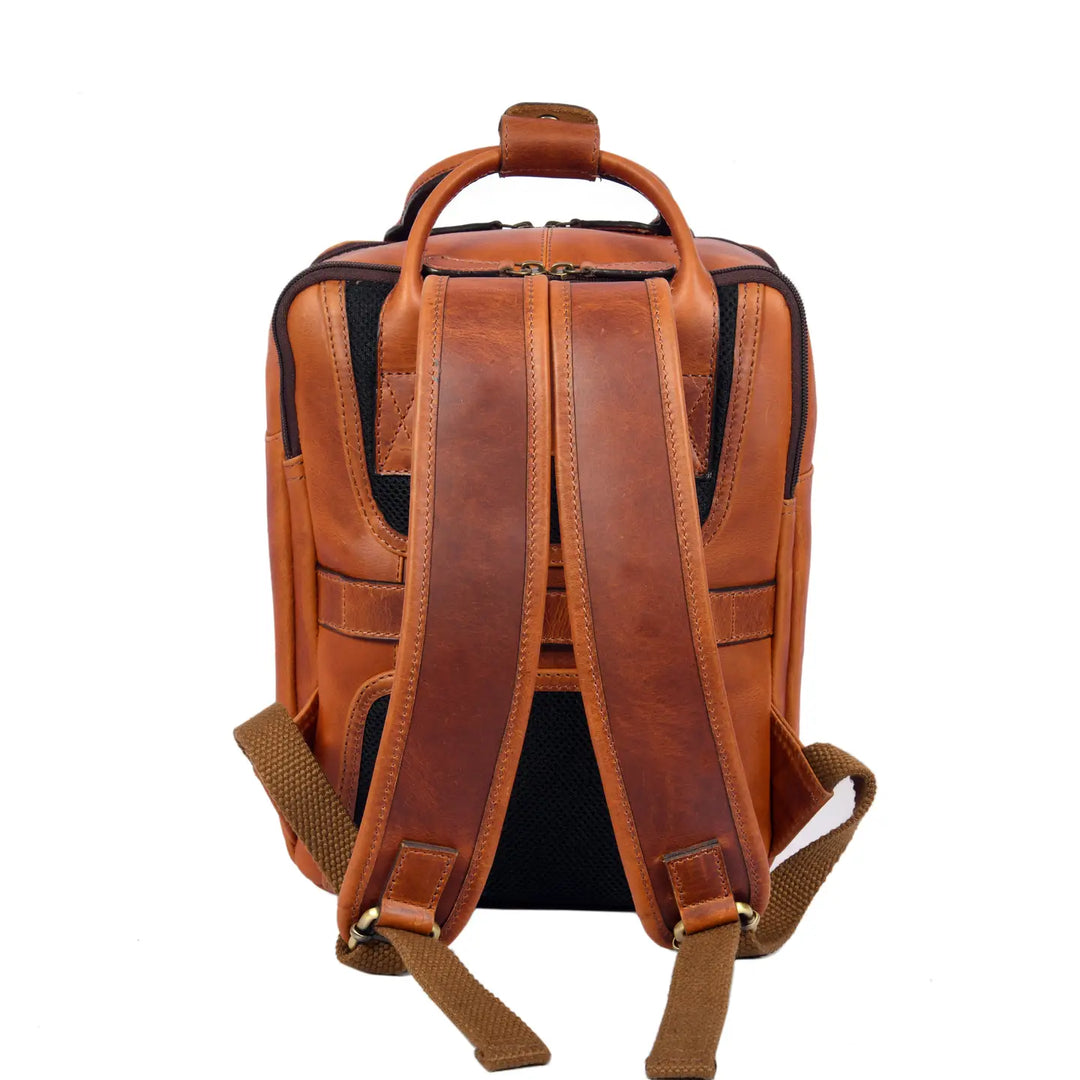 Tolredo Richmond City Leather Backpack Burgundy Legacy – Unisex & Handcrafted