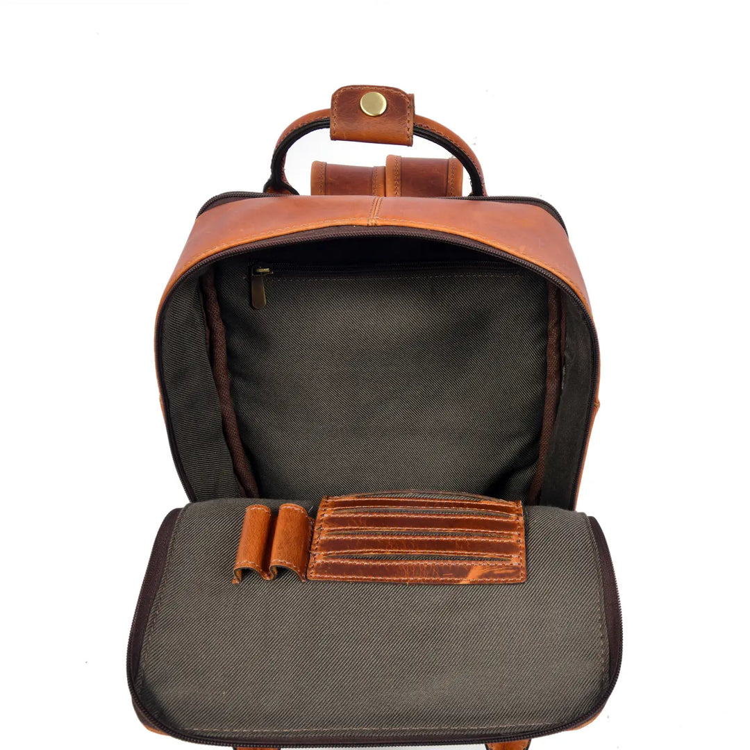 Tolredo Richmond City Leather Backpack Burgundy Legacy – Unisex & Handcrafted