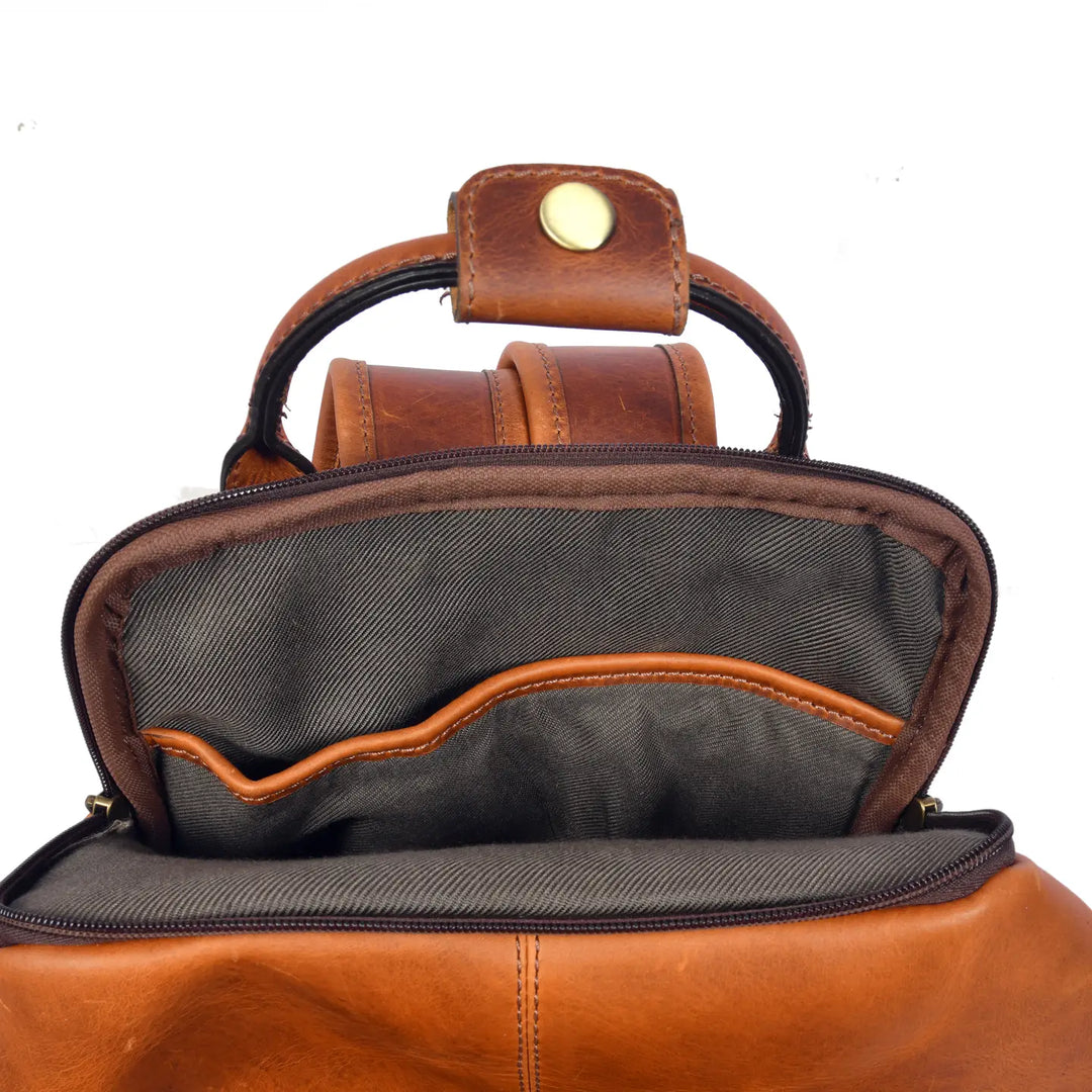 Tolredo Richmond City Leather Backpack Burgundy Legacy – Unisex & Handcrafted