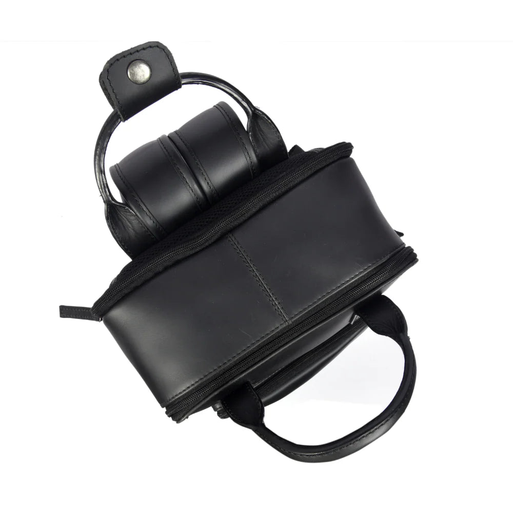 Tolredo Richmond City Leather Backpack Midnight Noir – Unisex & Handcrafted