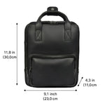 Load image into Gallery viewer, Tolredo Richmond City Leather Backpack Midnight Noir – Unisex &amp; Handcrafted
