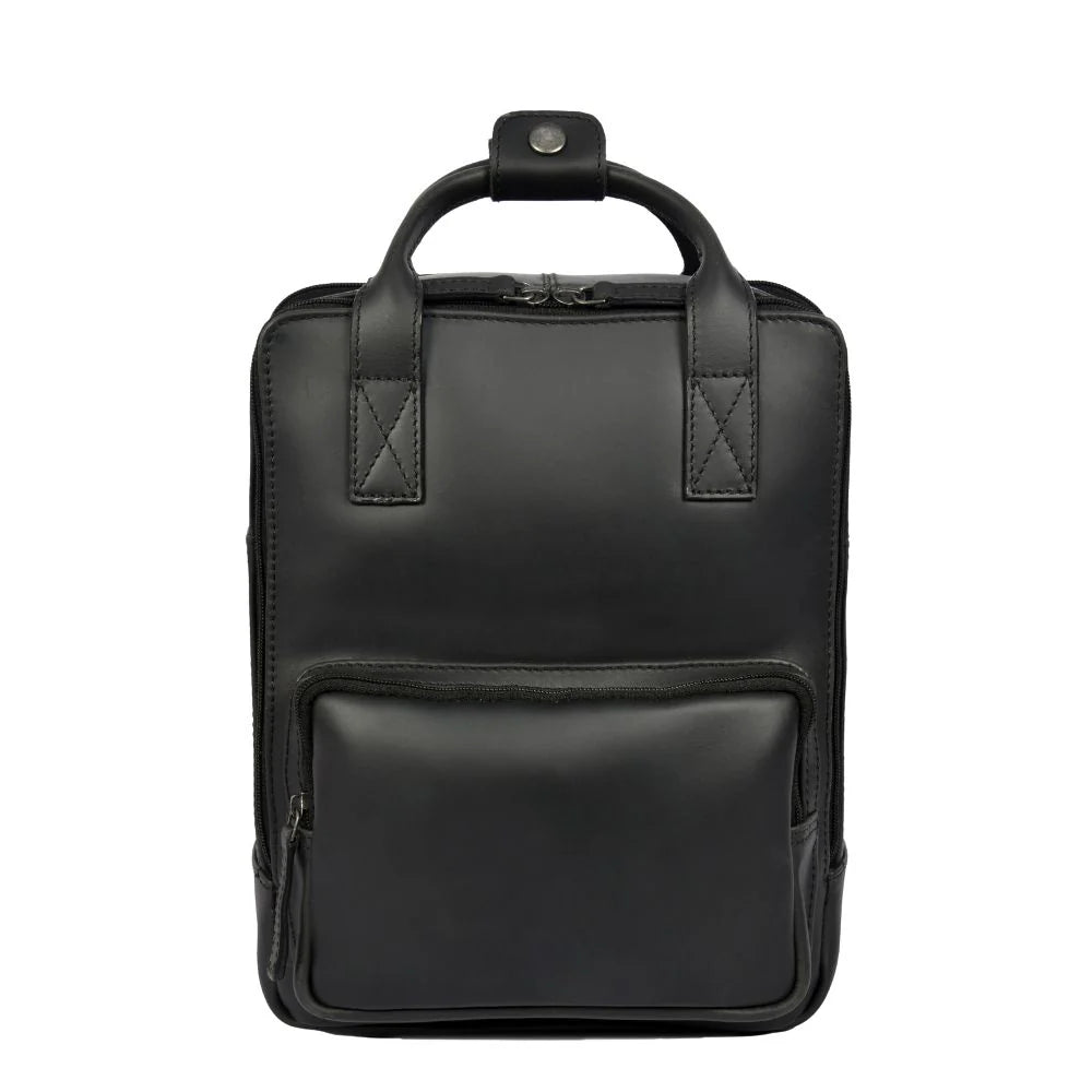Tolredo Richmond City Leather Backpack Midnight Noir – Unisex & Handcrafted
