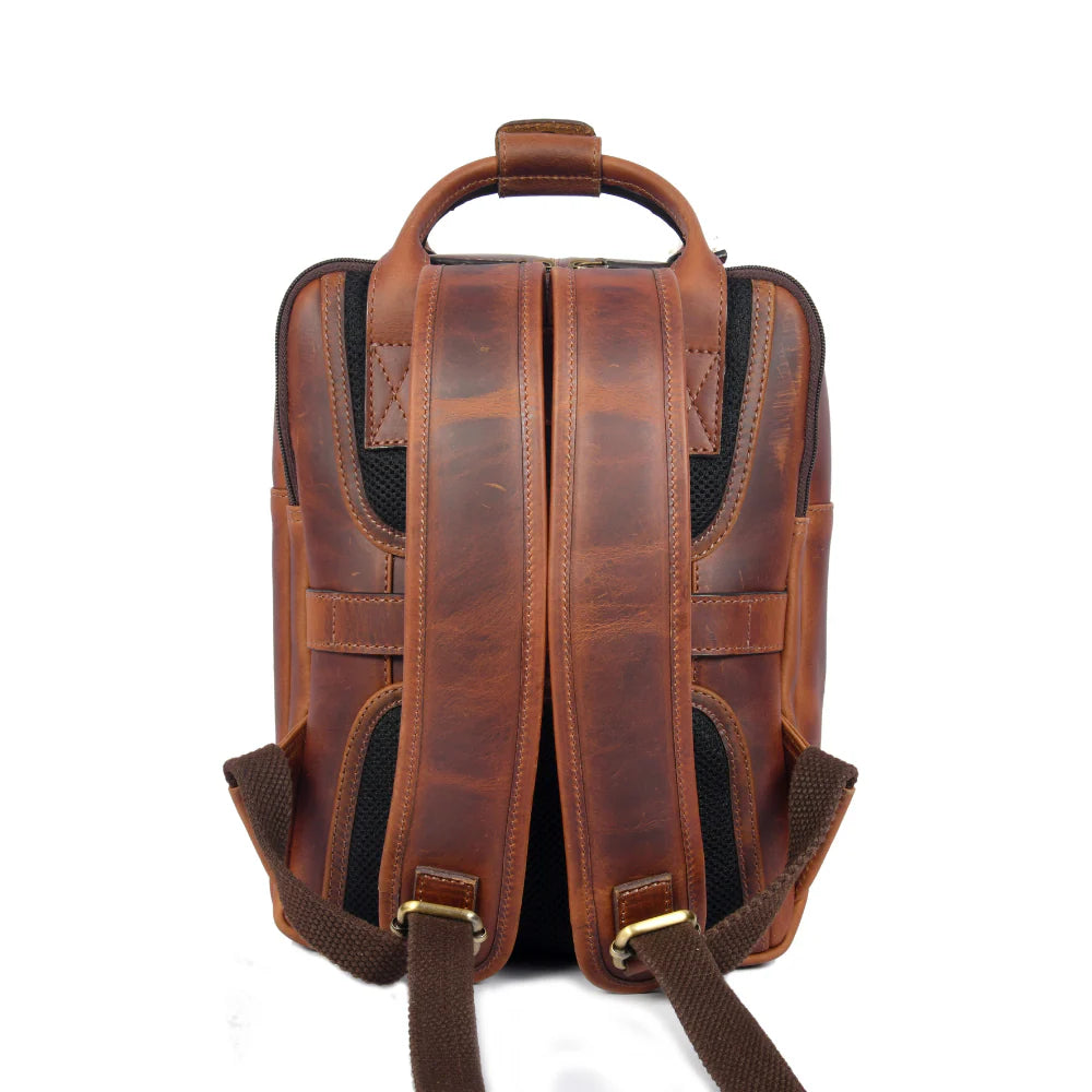 Tolredo Richmond City Leather Backpack Midnight Oak – Unisex & Handcrafted